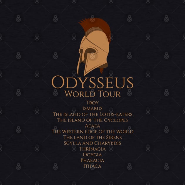 Ancient Greek Mythology - Odysseus World Tour by Styr Designs